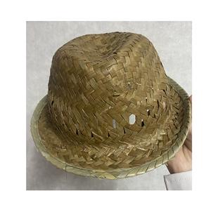 Wholesale Natural Straw Short Brim 6cm to 10cm Cowboy Sombrero Hats Cycling Daily Parties <b>Weddings</b> Beach Bar Farmer Decorations - Product Image 1