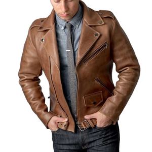 Chaqueta de cuero de moda para hombre personalizada al mejor precio, hecha en Pakistán, invierno, impermeable y transpirable, diseño de talla grande - Product Image 1