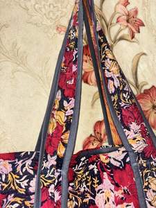 Sac fourre-tout Kantha en coton indien vintage pour femmes, grand sac à bandoulière décontracté, sac à provisions Kantha avec doublure en toile durable, vente en gros - Product Image 2