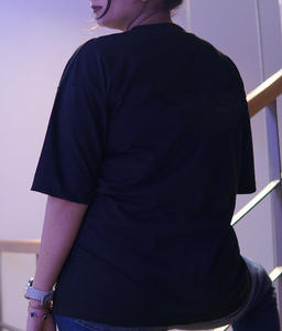 Camiseta de Verano para Mujer al por Mayor, de Alta Calidad, Moderna, Urbana, Estampada, Holgada, con Cuello Redondo, Informal, Transpirable y de Secado Rápido - Product Image 6