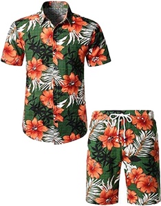 Chándal corto con logotipo bordado para hombre, ropa informal de algodón 100%, de alta calidad, con estampado personalizado, venta al por mayor, para verano - Product Image 1