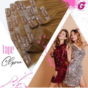 Extensor de cabello con clip, cinta para pelo, con encaje - Product Image 5