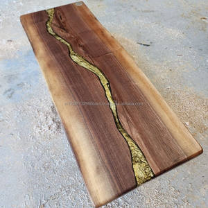 Vente en gros Plateaux de service pour le petit déjeuner en résine et bois durables faits à la main Modèle continental rond pour le brunch et les cadeaux - Product Image 2