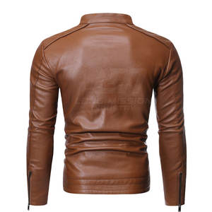 Chaqueta de Cuero para Hombre, Último Estilo, Precio de Mayoreo, Chaqueta de Cuero para Hombre, Chaqueta de Cuero Más Vendida de Invierno - Product Image 4
