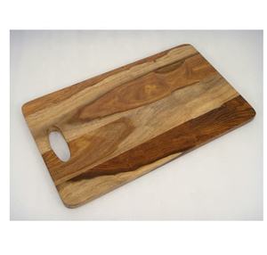 Ensemble de planche à découper en bois d'acacia personnalisé et écologique pour la cuisine et la maison Design réversible pour la préparation et le service des repas - Product Image 1