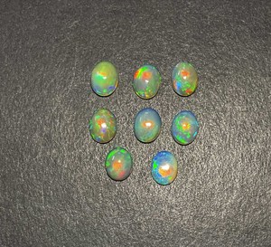 Cabujón ovalado de ópalo etíope 8*10 MM 13 CT Color amatista Natural buena calidad IGI certificado piedra preciosa suelta para la fabricación de joyas - Product Image 2