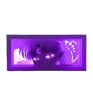 Featuring Charming Paper-Cut Characters Soft Glow Layered Paper Framed 3D Anime Night Light Box