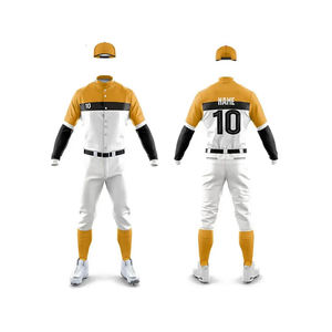Taille personnalisée confortable vêtements d'équipe doux au toucher tissu Sublimation imprimé 2025 dernière conception hommes Baseball uniforme haut prix - Product Image 4