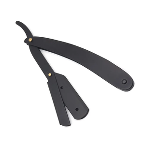 Maquinillas de Afeitar de Alta Calidad con Recubrimiento de Color Negro Completo, Maquinillas de Afeitar de Una Sola Hoja para Hombre, Cuchillas de Afeitar Plegables - Product Image 3