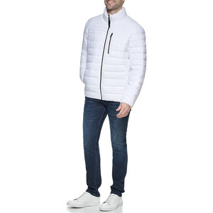Recién llegado, chaquetas acolchadas de Color blanco para hombre, ropa de invierno personalizada para hombre, ropa para exteriores, chaquetas acolchadas de moda para hombre 2025 - Product Image 2