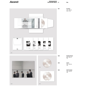 ZEROBASEONE - Ascend- มินิอัลบั้มชุดที่ 6 เวอร์ชั่น 11 การคัดเลือกสมาชิกเวอร์ชันนี้ - Product Image 1