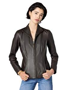Chaquetas de Invierno de Piel de Oveja Genuina para Mujer, Chaqueta de Cuero de Moda, Chaqueta de Cuero Transpirable de Lona para Mujer, Gran Venta de Invierno - Product Image 5