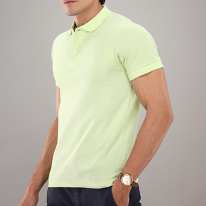 2024 Mùa Hè Người Đàn Ông Của <span class=keywords><strong>50</strong></span>% Cotton <span class=keywords><strong>50</strong></span>% Polyester Chống-Nhăn Cho T-Shirt Chất Lượng Cao Thêu Logo In Rắn Mô Hình Tùy Chỉnh - Product Image 5