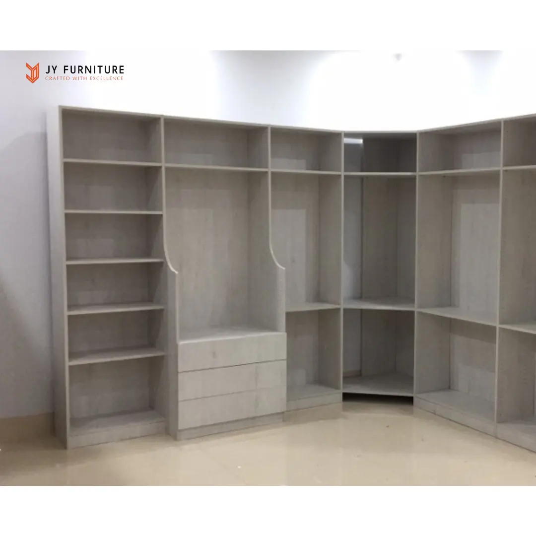 2022 Style Modern Garage Moonlight Wardrobes Bedroom Furniture Plywood Material Cabinet For Clothing Closet