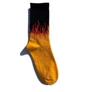 Chaussettes en coton à logo personnalisé, motif floral, antidérapantes, respirantes, séchage rapide, absorbant la transpiration, usage quotidien pour femmes, service OEM - Product Image 3