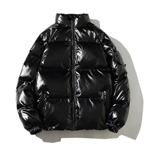 Men outdoor <b>padded</b> puffer <b>jacket</b> winter thick warm hooded down coat <b>waterproof</b> windproof insulated fashion outerwear - Product Image 3