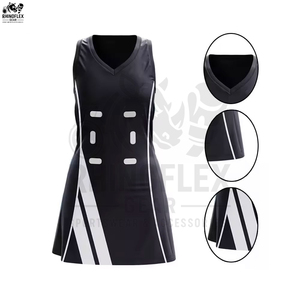 เครื่องแบบเน็ตบอลเครื่องแบบ100% วัสดุที่ดีที่สุดชุดเน็ตบอลโพลีเอสเตอร์สำหรับทีมบริการ OEM ผลิตฉลากส่วนตัว - Product Image 6