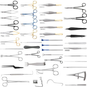 Ensemble de base personnalisé de 43 pièces, instruments chirurgicaux manuels en acier inoxydable, kit de chirurgie plastique, lifting du visage Vinyard, classe II haute - Product Image 1