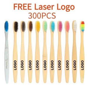 Brosse à dents en charbon de bambou souple à usage domestique 2025 pour adultes Super doux biodégradable avec boîte à poils en bois naturel emballée - Product Image 3