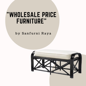 wicker rattan stool bench <b>restaurant</b> <b>set</b> modern simple design with comfortable cushion indoor and outdoor furniture - Product Image 6