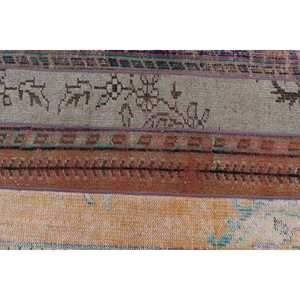 Petit tapis turc 2,4x5,3 pieds (74x161 cm), tapis persan vintage brun - Product Image 5