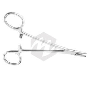Pince hémostatique chirurgicale porte-aiguille Baumgartner avec mâchoires dentelées verrouillage à cliquet Instruments médicaux de 5 pouces - Product Image 4