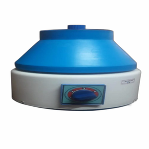 Mini centrifugeuse de laboratoire MAYALAB, dessus bleu, base blanche, avec bouton de commande, 3000 tr/min, 1880xg - Product Image 3