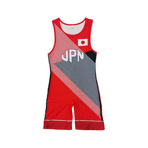 Justaucorps de lutte professionnel décontracté pour hommes, tissu respirant en maille, écologique, séchage rapide, personnalisable, entraînement en salle de sport - Product Image 1