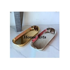 Ensemble de plateaux de service en bois de qualité exclusive, 2 tailles différentes, plateaux de service pour en-cas, dattes, pour un usage domestique - Product Image 5