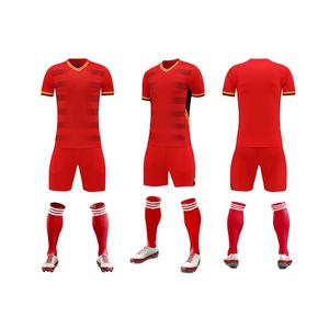 Uniforme de Fútbol DSI 100% Poliéster Transpirable de Manga Corta con Nombre de Equipo Personalizado Antibacterial de Secado Rápido y Superficie Lisa - Product Image 1