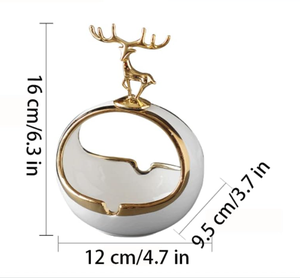 Cendrier à cigares classique en marbre créatif, logo personnalisé, marbre naturel, sans fumée, décoration d'intérieur pour salon - Product Image 3