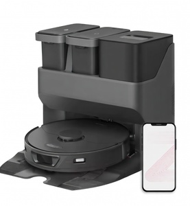 Aspiradora y fregadora robótica profesional de 6000 Pa con doble cepillo – Serie Elite con estación de autolimpieza totalmente automatizada y secado por aire caliente - Product Image 5