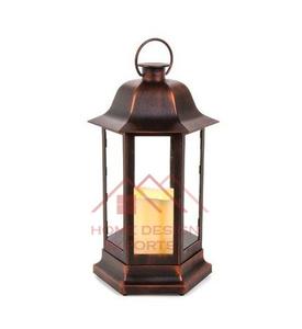 Copper Antique Finished Metal <b>Candle</b> <b>Lantern</b> Durable Metal <b>Candle</b> <b>Lantern</b> Wedding Decor <b>Candle</b> Arrangements - Product Image 6