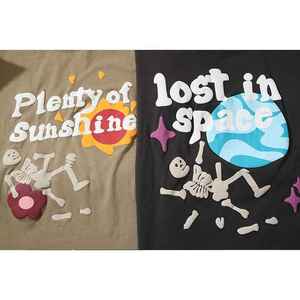 Nuevas Camisetas estampadas de Puff al por mayor para hombres, camiseta informal de estilo Simple a la moda de algodón 100%, camiseta de tela de la mejor calidad para hombres - Product Image 6