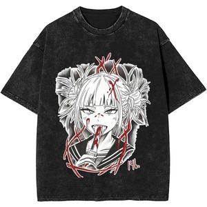 Anime Manga Graphic T Shirt Oversized Baggy Streetwear Tee Pour Hommes Et Femmes Personnalisé Imprimé Hip Hop Retro Vintage Y2k Fashion - Product Image 3