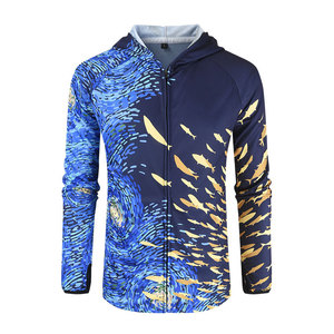 Sweat à capuche de pêche avec logo personnalisé pour hommes, poids léger à séchage rapide, résistant aux UV - Product Image 4