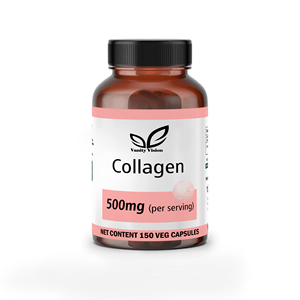 Colágeno 500mg Suplemento de hierbas 150 Belleza Suplemento de hierbas Piel efectiva Cápsula de vitamina de colágeno para la piel - Product Image 1