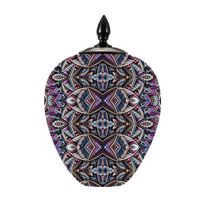 Urna de cremación de metal para adultos Venta caliente Urnas de servicio de cremación Urna de cremación funeraria de aluminio fundido a mano para adultos - Product Image 3
