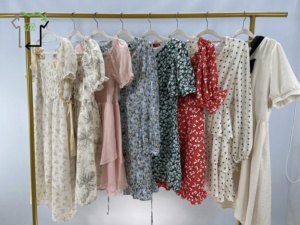 Abiti da Donna in Cotone di Alta Qualità <span class=keywords><strong>all</strong></span>'<span class=keywords><strong>Ingrosso</strong></span> <span class=keywords><strong>Abbigliamento</strong></span> Invernale di Seconda Mano e Vestiti Estivi Usati - Product Image 2