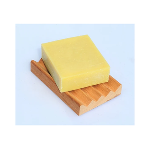 Porte-savon en bois moderne avec porte-éponge de surface personnalisé pour savon de salle de bain et poli - Product Image 3