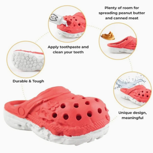 Juguete de Goma para Perros con Diseño de Zapatilla Transpirable - Juguete Interactivo Hueco para Masticar - Product Image 3