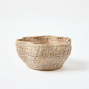 Ventes en gros de bols en jacinthe d'eau, panier de service en osier naturel tissé à la main pour le pain, les fruits, commande en gros, fabricant au Vietnam - Product Image 1