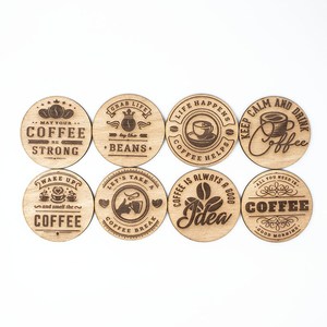 Classic Style Mango Wood <b>Coasters</b> with Epoxy Inlay Artistic Wooden <b>Drink</b> <b>Coaster</b> Set <b>for</b> Modern Living Stone <b>Coasters</b> - Product Image 1
