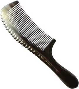 Peines de cuerno de búfalo tallados hechos a medida, producto de belleza natural con artículos de Peine de cuerno de alta artesanía - Product Image 6