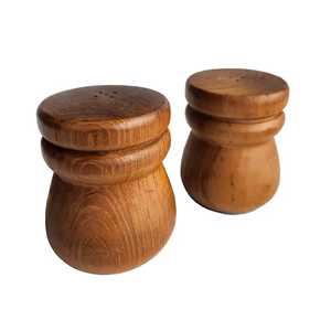 Herramientas de cocina artesanales indias de alta calidad, diseño único, sal de madera, pimienta, Acacia, pino, mango, madera hecha a mano, almacenamiento de alimentos, especias - Product Image 2