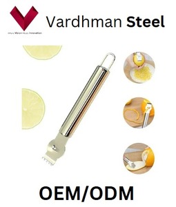 Limón Zester de acero inoxidable exprime la cáscara del sabor con precisión y estilo, Zest Master, Citrus Sharp, Zesty Pro - Product Image 5