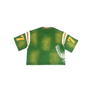 Camiseta ajustada de peso pesado de talla grande camisetas 100% algodón Boxy recortada camiseta DTG estampado gráfico hombres Color personalizado - Product Image 2