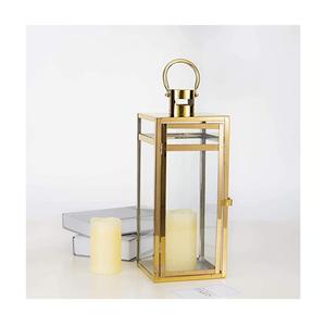 Linterna metálica de lujo para decoración del hogar, vela votiva de Metal con nuevo diseño grabado, precio al por mayor - Product Image 5