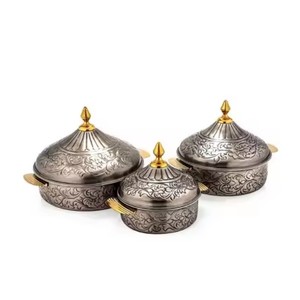 Fabricant d'aluminium Ustensiles de cuisine les plus exigeants Plat de casserole de nourriture Vaisselle de la plus grande qualité Table à manger Pots chauds de nourriture - Product Image 1