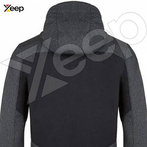 Design Your Own Logo <b>Hooded</b> Winter Softshell <b>Jacket</b> with Front Logo Position Quick Dry & Breathable OEM Service Wholesale Price - Product Image 5